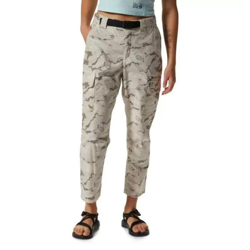 Mountain Hardwear Cascade Pass Camo Cargo Hiking Outdoor Pants Women's Size 4